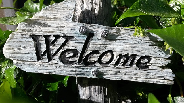 House Welcome Sign